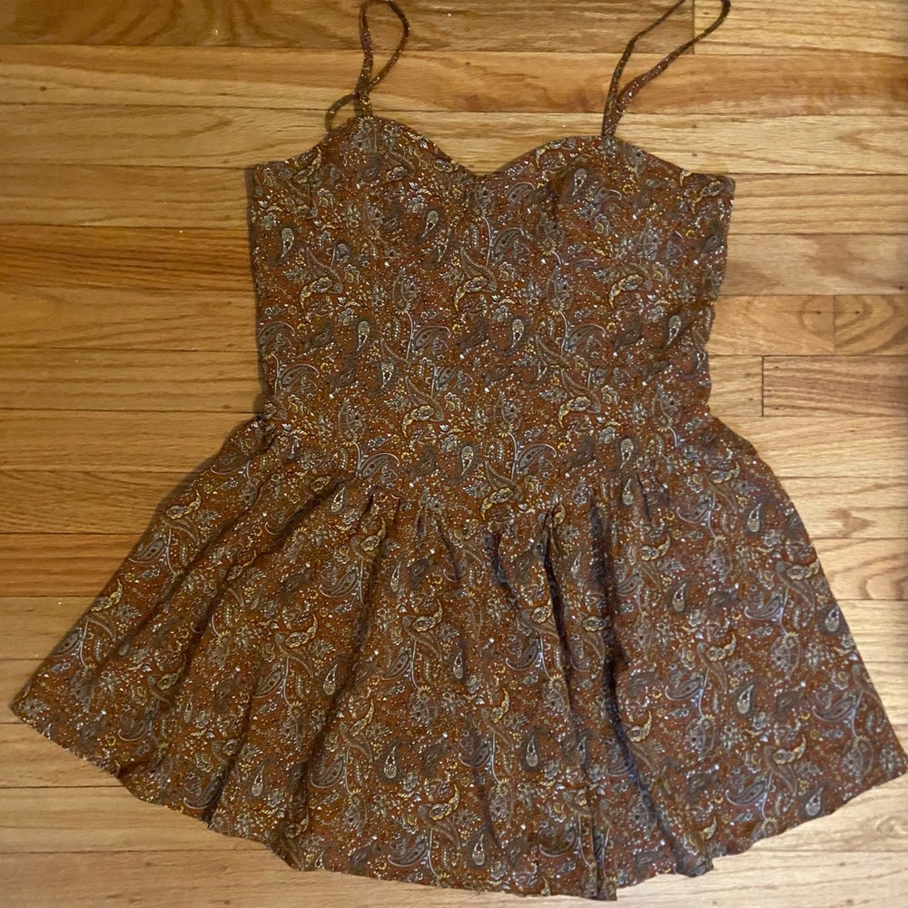 NWT Boho Paisley Mini Dress